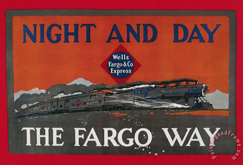 Wells Fargo Express, 1915 painting - Others Wells Fargo Express, 1915 Art Print