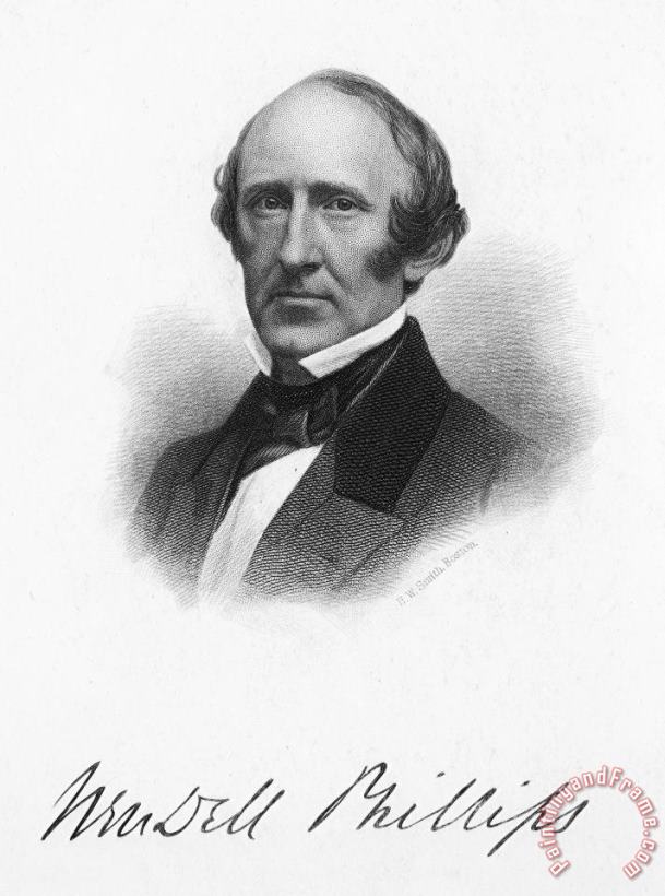 Others Wendell Phillips (1811-1884) Art Painting