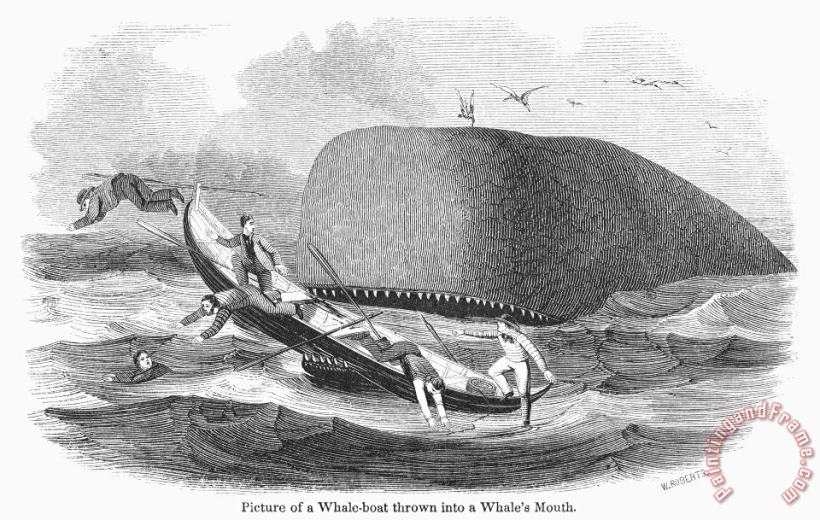 Others Whaling, 1850 Art Print