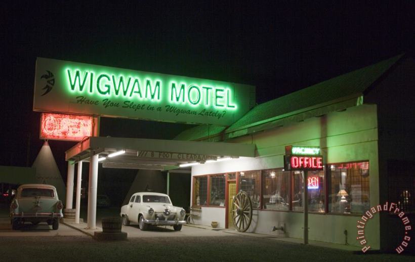 Wigwam Motel, 2006 painting - Others Wigwam Motel, 2006 Art Print