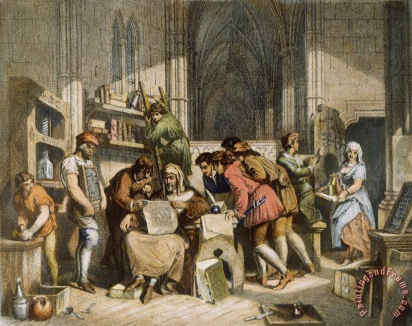 William Caxton (1422?-1491) painting - Others William Caxton (1422?-1491) Art Print