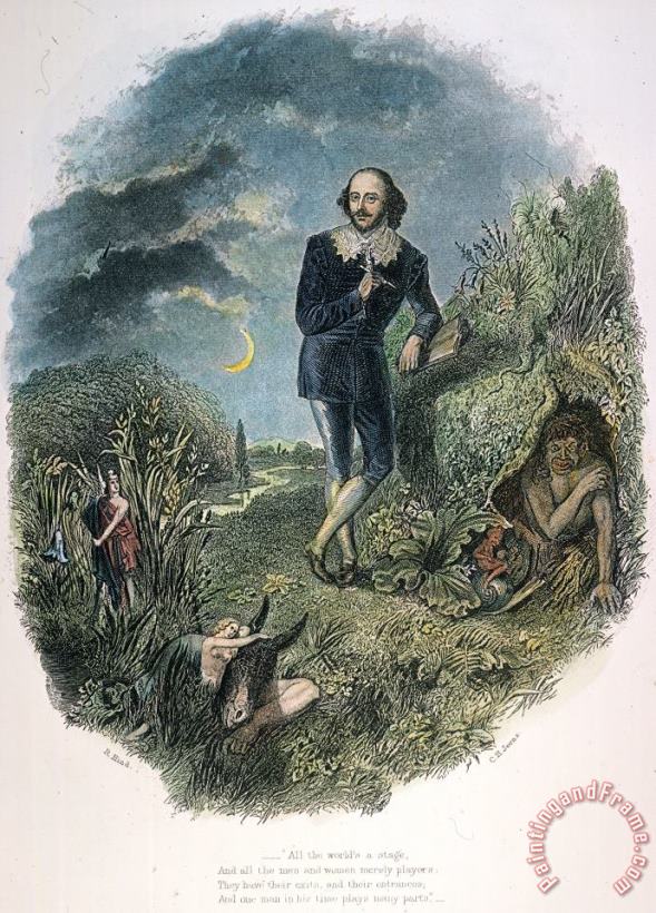 Others William Shakespeare Art Painting