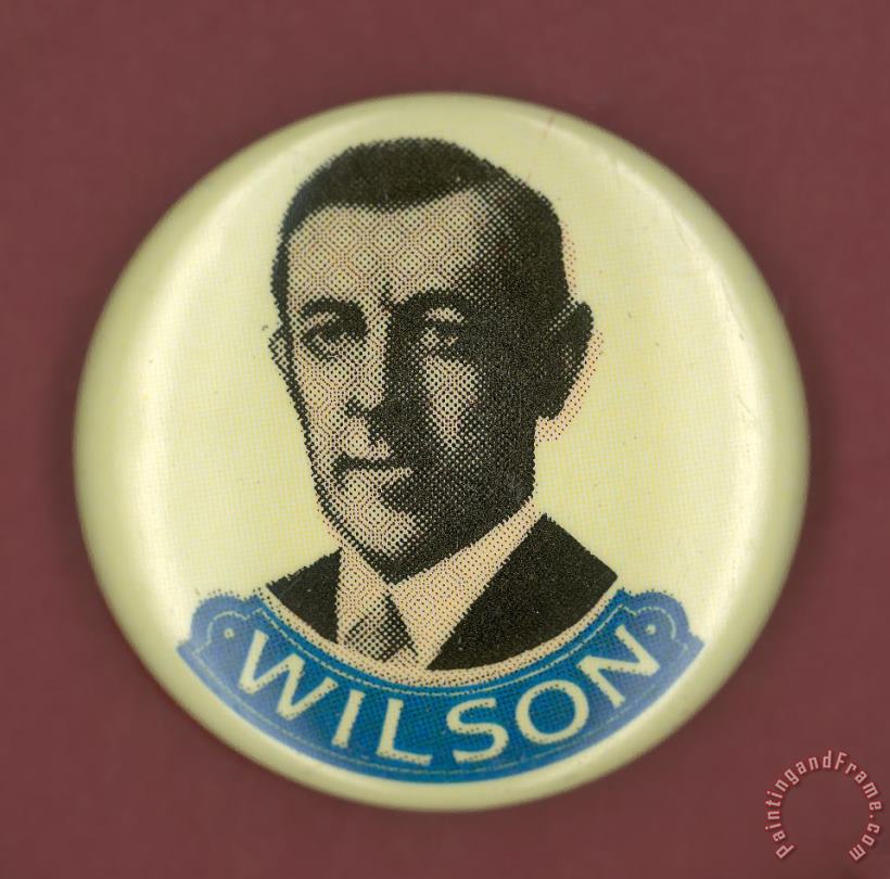 Wilson Campaign Button painting - Others Wilson Campaign Button Art Print