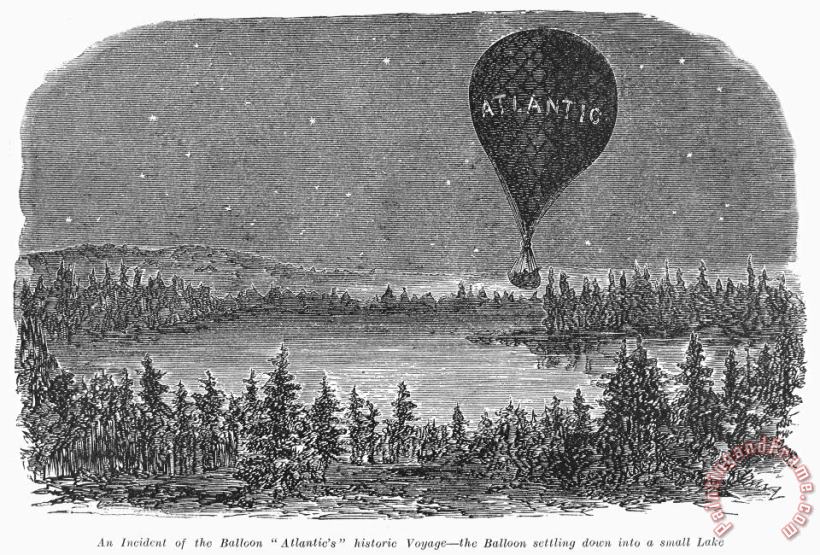 Others Wises Atlantic Balloon Art Print