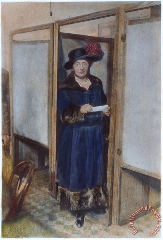 Others Woman: Voting, 1920 Art Painting