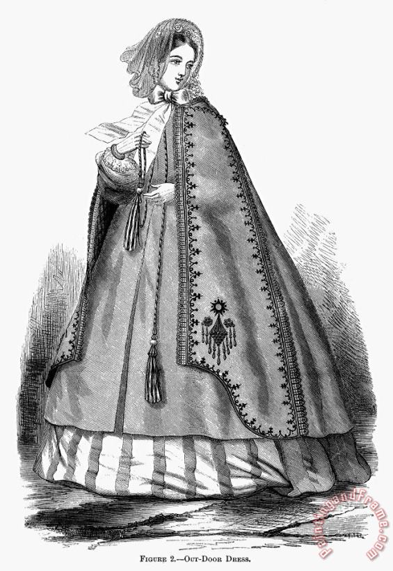 Womens Fashion, 1864 painting - Others Womens Fashion, 1864 Art Print