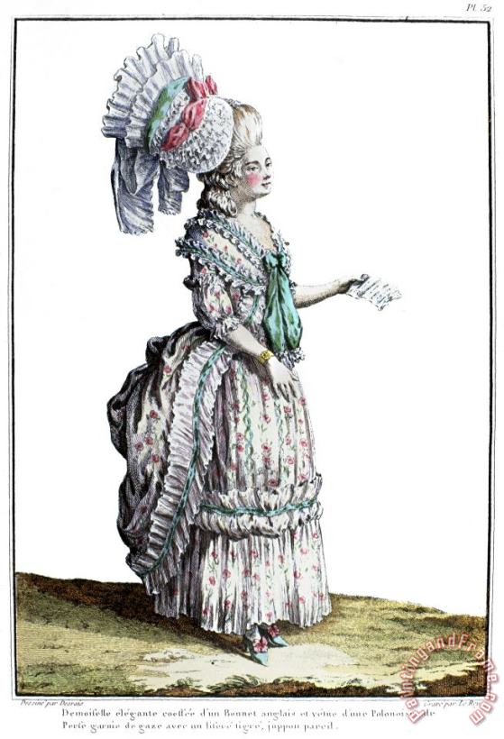 Others WOMENS FASHION, c1780 Art Print