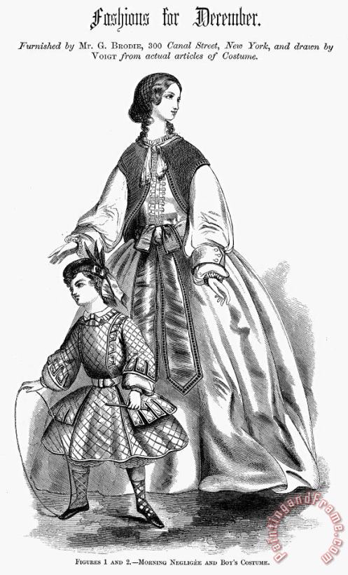 Others WOMENS FASHION, c1850s Art Print