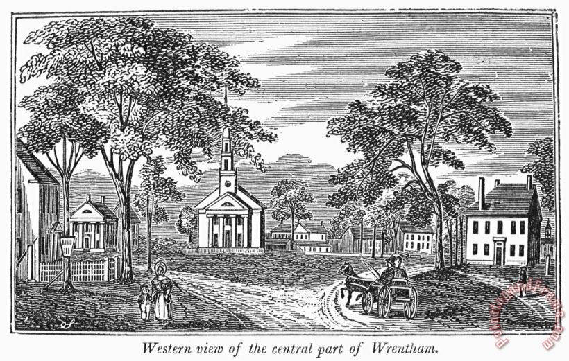 Wrentham, Massachusetts painting - Others Wrentham, Massachusetts Art Print