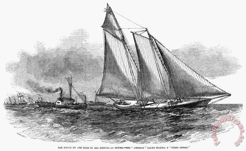 Others Yachting, 1851 Art Print