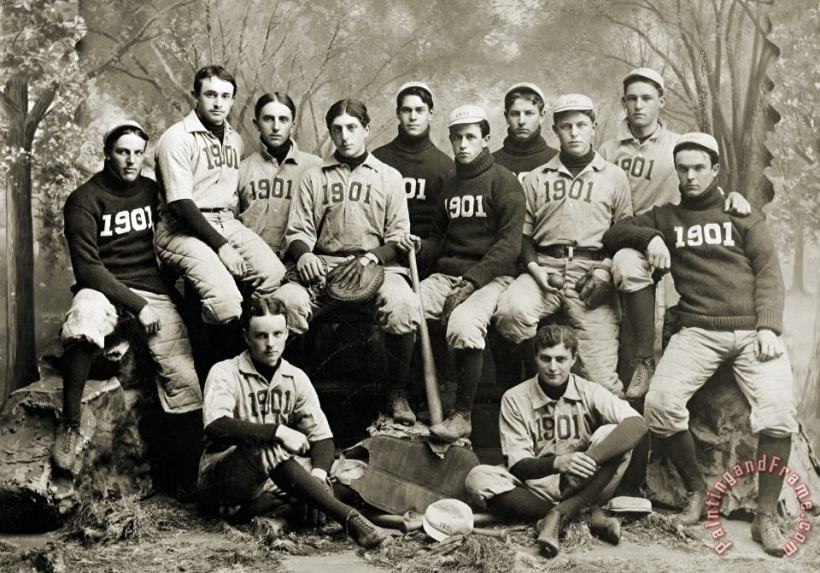 Others Yale Baseball Team, 1901 Art Painting