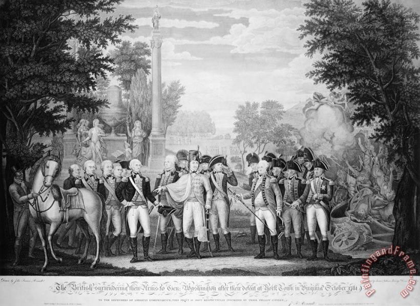 Yorktown: Surrender, 1781 painting - Others Yorktown: Surrender, 1781 Art Print