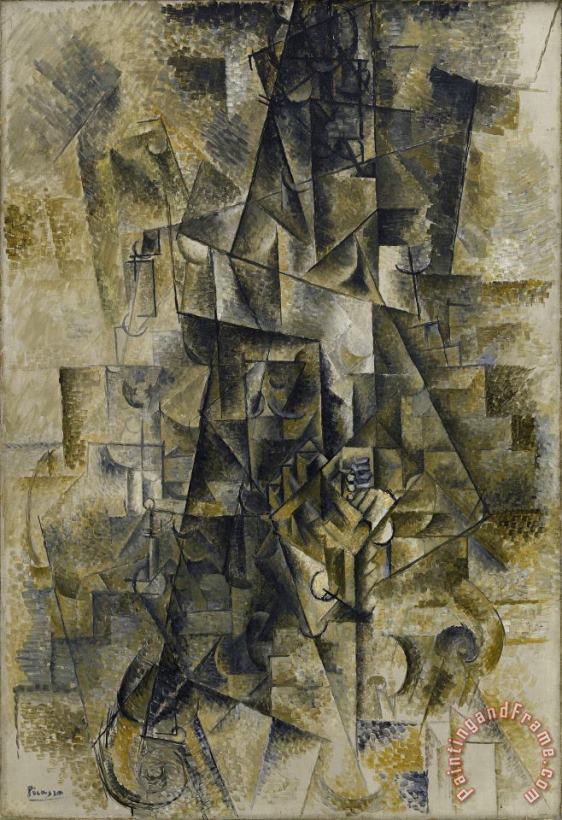 Accordionist (l'accordeoniste) painting - Pablo Picasso Accordionist (l'accordeoniste) Art Print