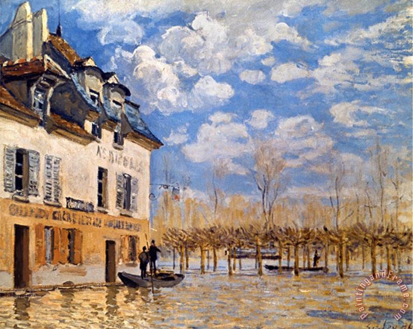Pablo Picasso Alfred Sisley Sisley Flood 1876 Art Painting