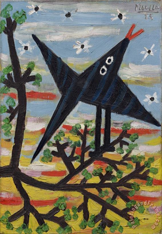 Bird on a Tree (l'oiseau) painting - Pablo Picasso Bird on a Tree (l'oiseau) Art Print