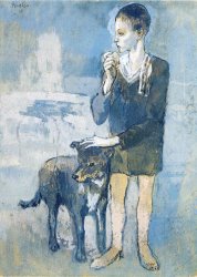 Pablo Picasso Boy with a Dog 1905