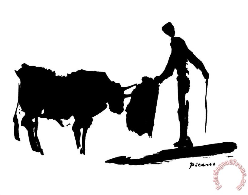 Bullfight Ii painting - Pablo Picasso Bullfight Ii Art Print