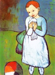 Pablo Picasso Child with a Dove C 1901