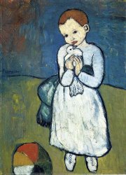 Pablo Picasso Child with Dove 1901