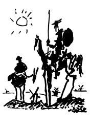 Pablo Picasso Don Quixote Art Print Poster