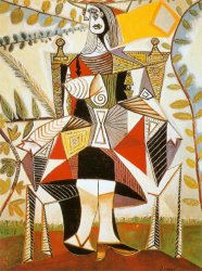 Pablo Picasso Femme Au Jardin