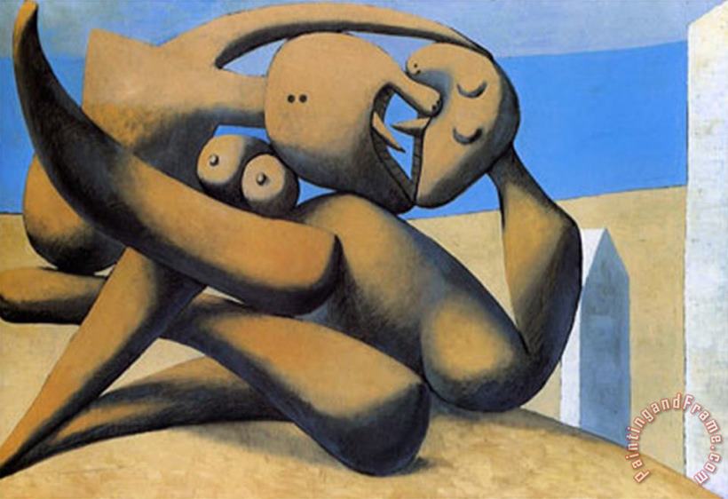 Pablo Picasso Figure by The Sea C 1931 Art Painting