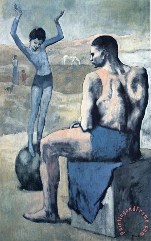 Pablo Picasso Girl on The Ball 1905 Art Print