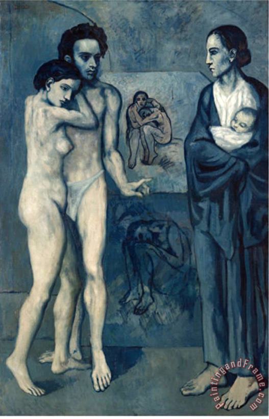 Pablo Picasso La Vie C 1903 Art Painting