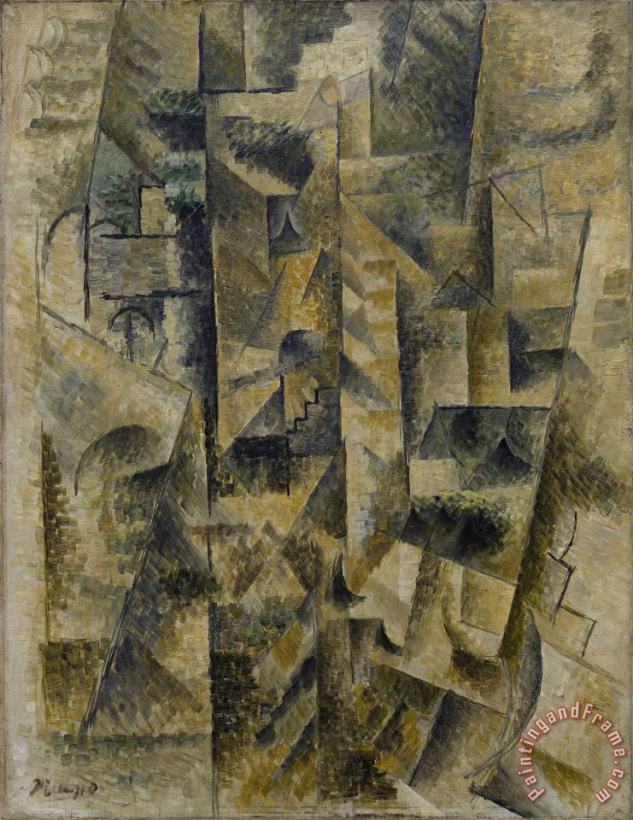 Landscape at Ceret (paysage De Ceret) painting - Pablo Picasso Landscape at Ceret (paysage De Ceret) Art Print