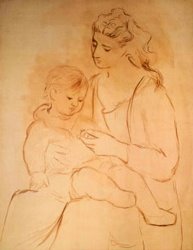 Pablo Picasso Mother And Son
