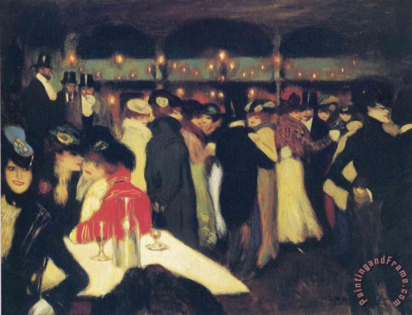 Pablo Picasso Moulin De La Galette 1900 Art Print