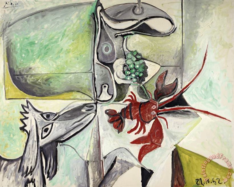 Pablo Picasso Nature Morte Au Chien Art Painting