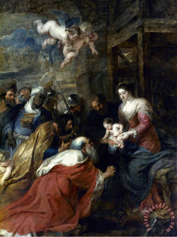 Pablo Picasso Peter Paul Rubens Adoration of The Magi Art Painting
