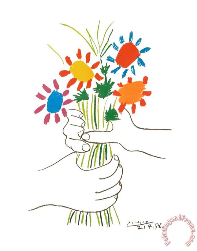 Pablo Picasso Petite Fleurs Art Print