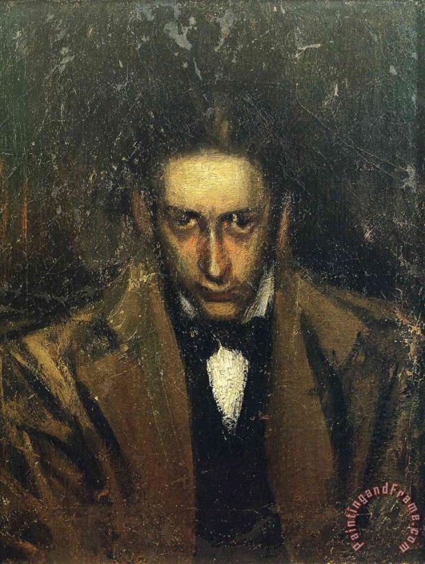 Portrait of Casagemas painting - Pablo Picasso Portrait of Casagemas Art Print