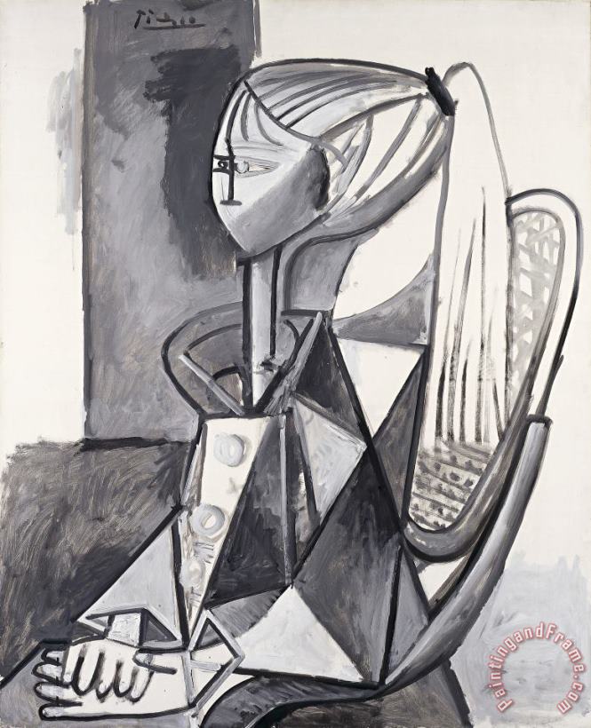 Portrait of Sylvette painting - Pablo Picasso Portrait of Sylvette Art Print