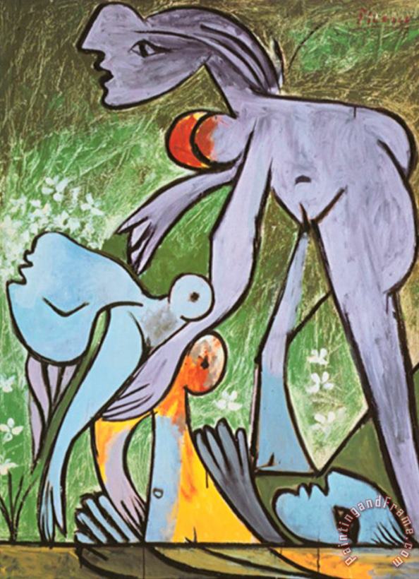Rettung Einer Ertrinkenden painting - Pablo Picasso Rettung Einer Ertrinkenden Art Print