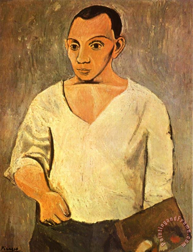 Pablo Picasso Self Portrait C 1906 Art Painting