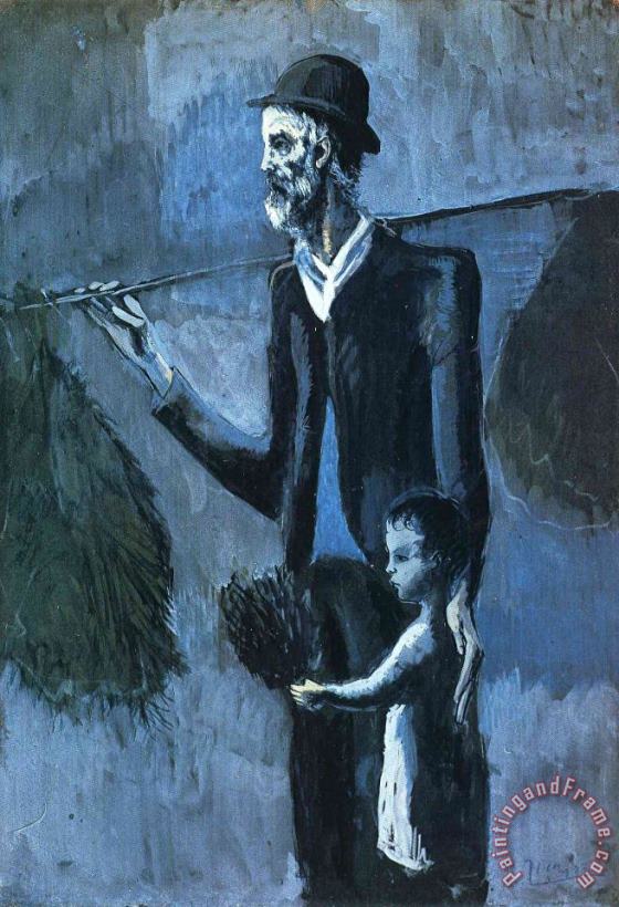 Pablo Picasso Seller of Gul Art Painting