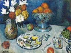 Pablo Picasso Still Life The Dessert 1901