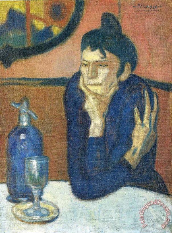 Pablo Picasso The Absinthe Drinker 1901 Art Print