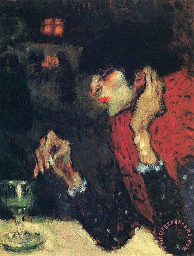 Pablo Picasso The Absinthe Drinker 1901 1 Art Painting