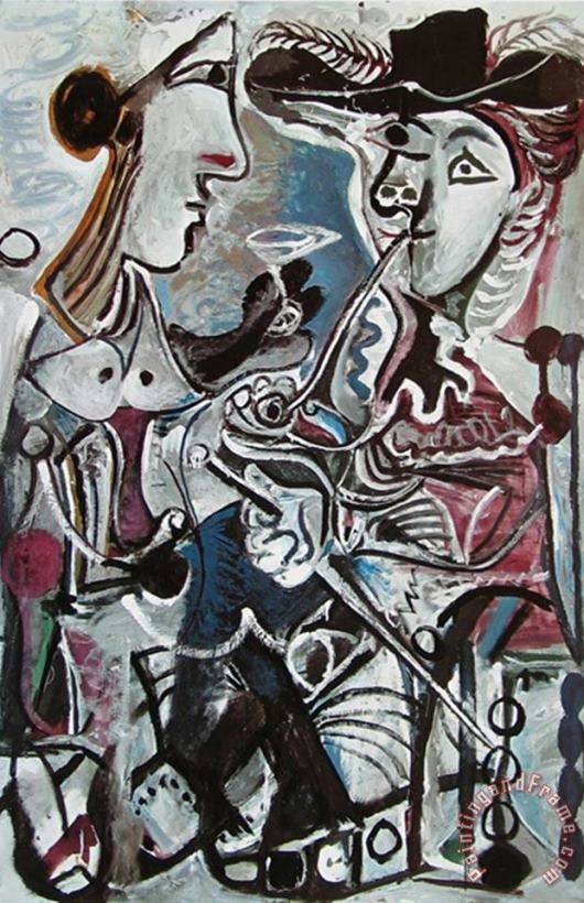 Pablo Picasso The Couple Art Painting