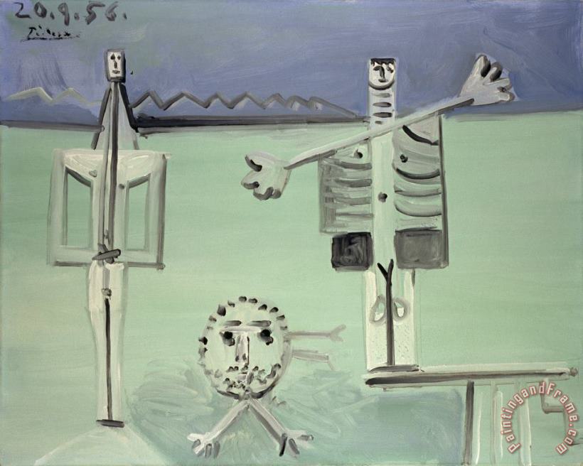 The Diving Board painting - Pablo Picasso The Diving Board Art Print
