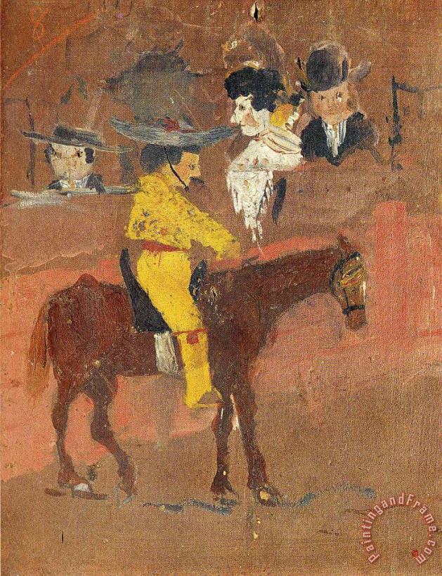 The Picador 1890 painting - Pablo Picasso The Picador 1890 Art Print