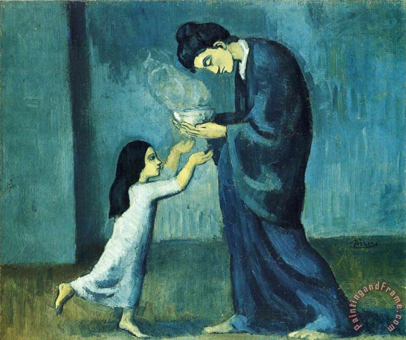 Pablo Picasso The Soup 1903 Art Painting