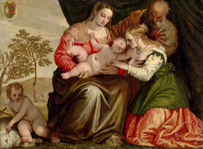 Paolo Caliari Veronese The Mystic Marriage of St. Catherine Art Print
