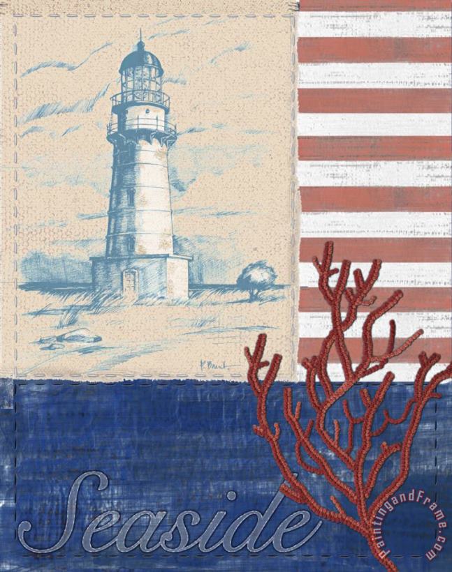 American Coastal II painting - Paul Brent American Coastal II Art Print