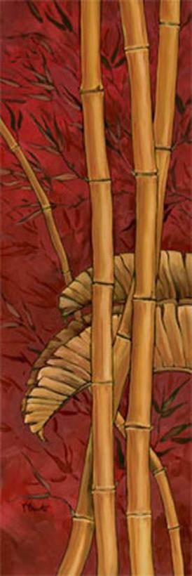 Bamboo Grove II painting - Paul Brent Bamboo Grove II Art Print