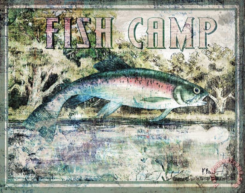 Fish Camp painting - Paul Brent Fish Camp Art Print